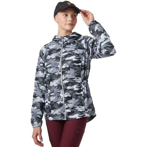 Mountain Club Camo Jacket Black white‎ Women's Size MEDIUM (US Small), NWT - Picture 8 of 15